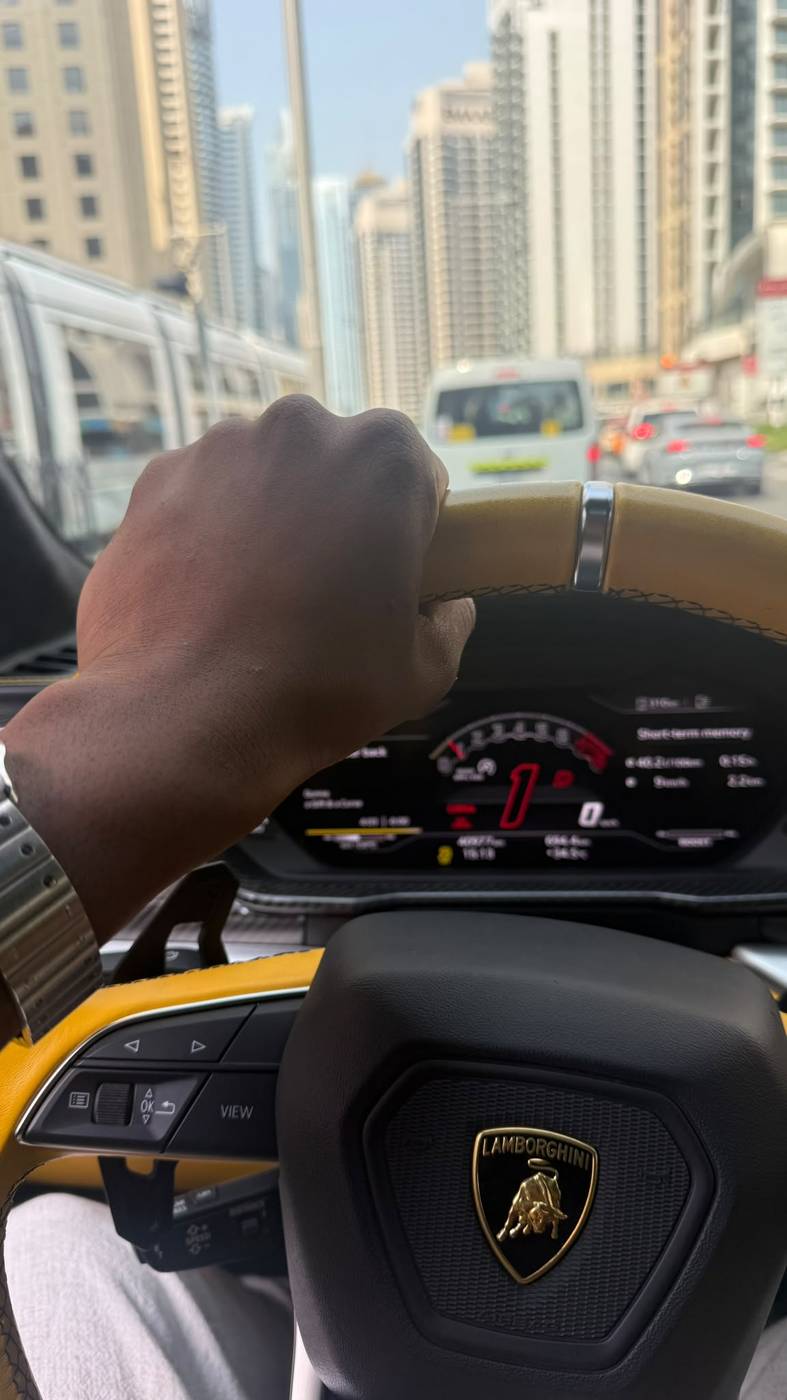 Behind the wheel